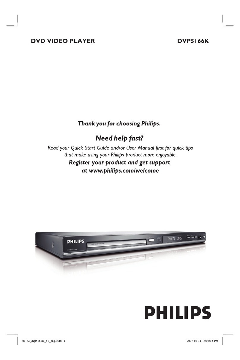 Philips DVP5166K/61 User manual