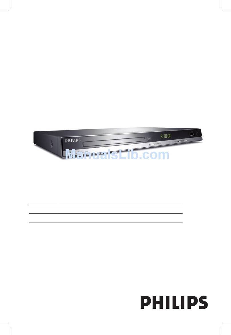 Philips DVP3266K/93 manual