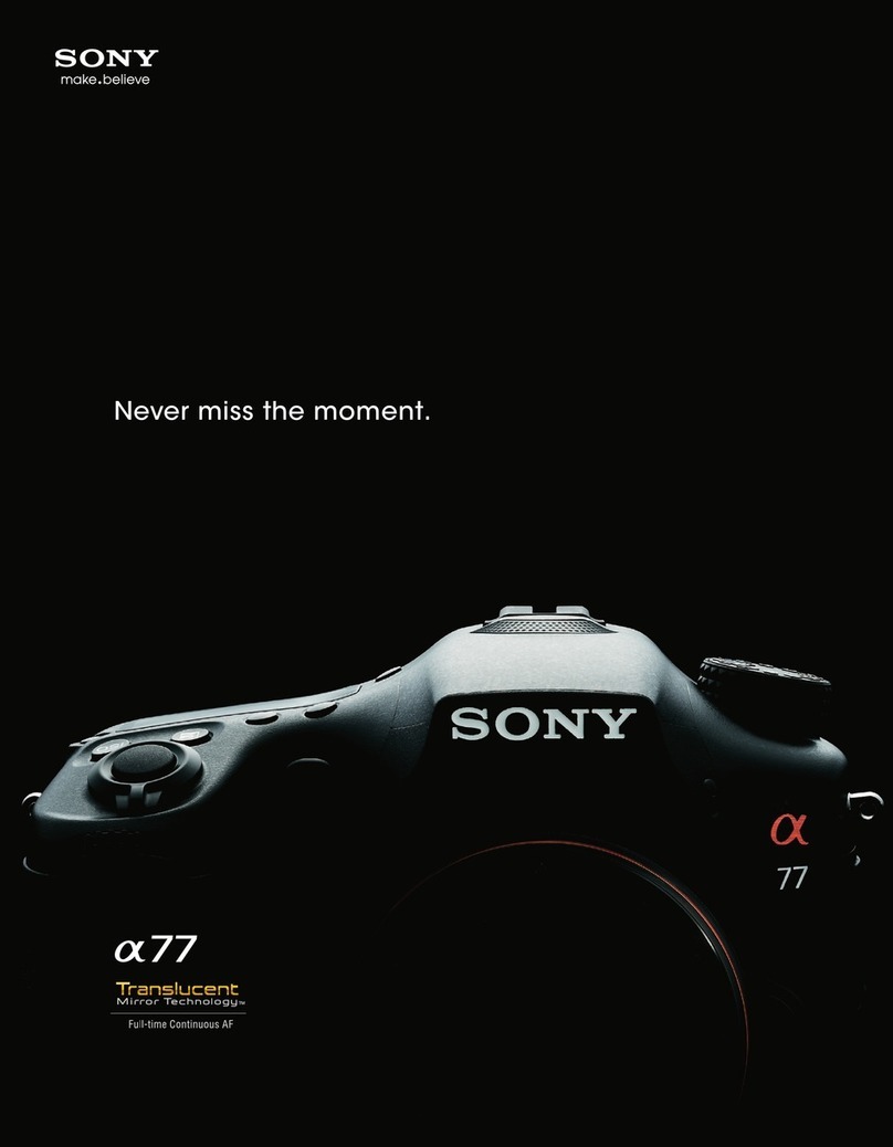 Sony Alpha SLT-A77 User manual Sony Alpha SLT-A77 User manual