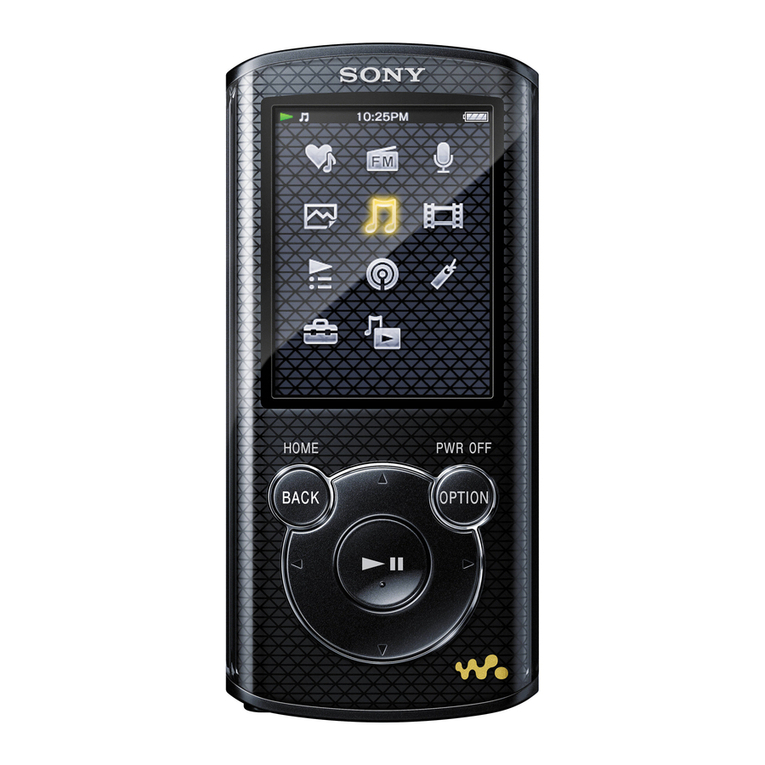Sony NWZ-E464BLK User manual