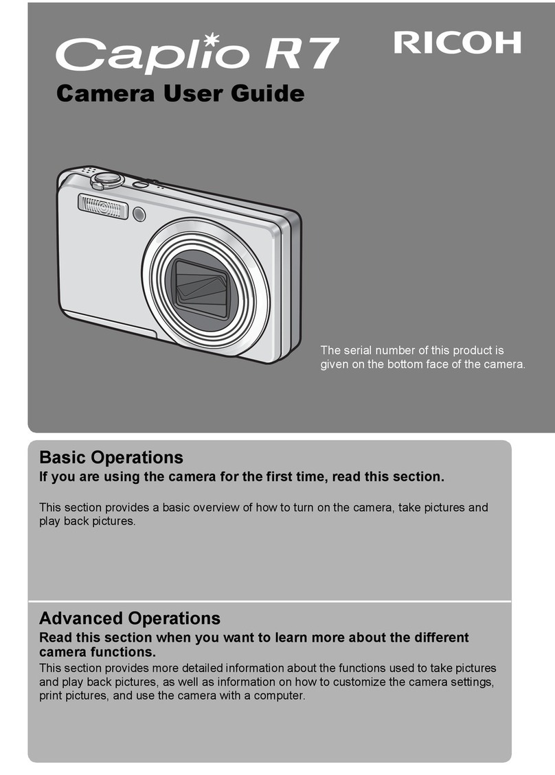 Ricoh Caplio R7 User manual