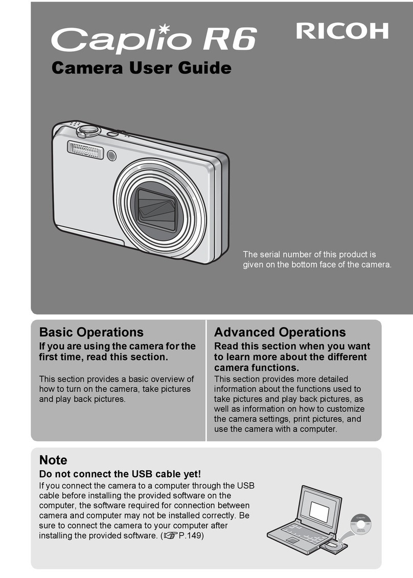 Ricoh Caplio R6 User manual
