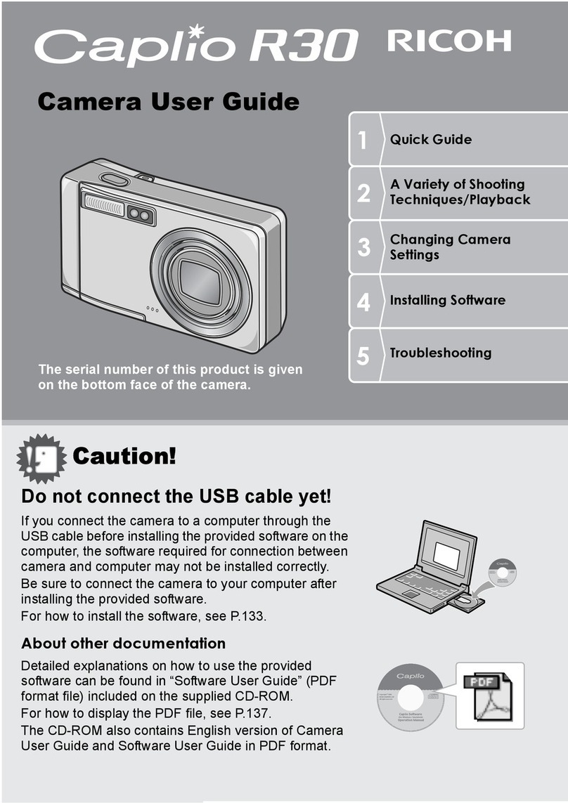 Ricoh Caplio R30 User manual