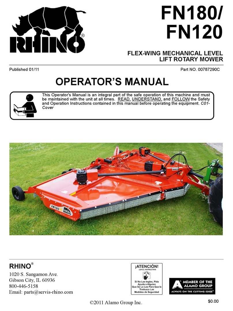 RHINO FN120 Operator's manual