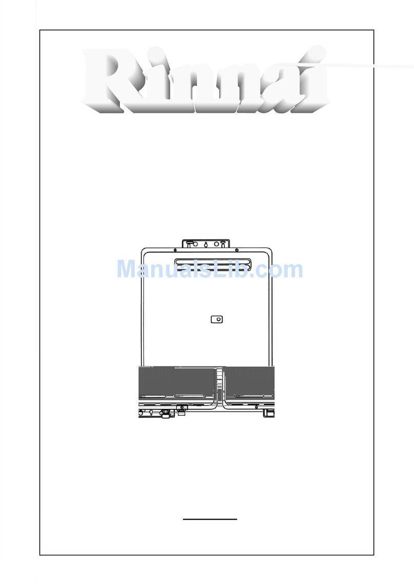 Rinnai HD70e Installation and user manual