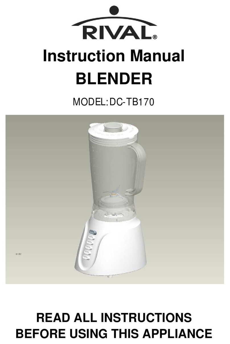 Rival DC-TB170 User manual