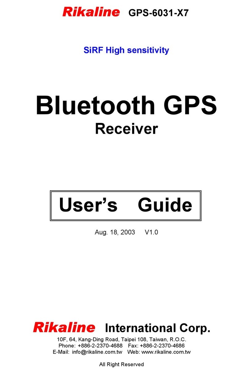 Rikaline GPS-6031-X7 user guide