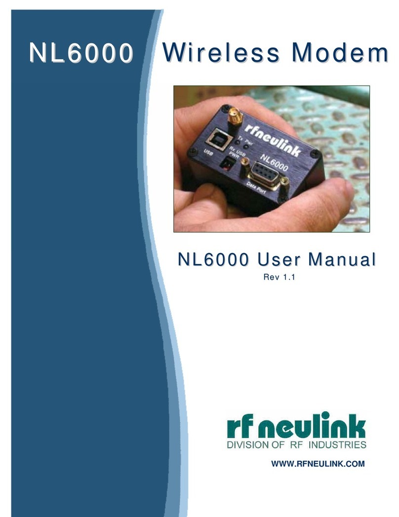 RF Neulink NL6000 user manual