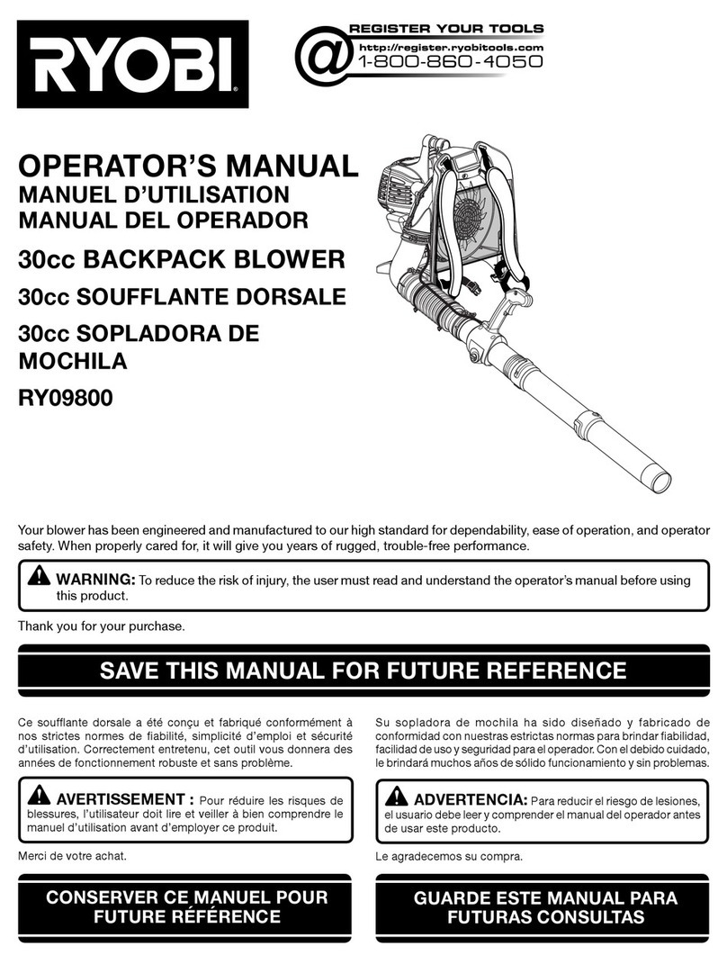 Ryobi RY09800 User manual