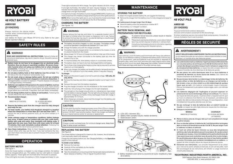 Ryobi AM00180 user manual