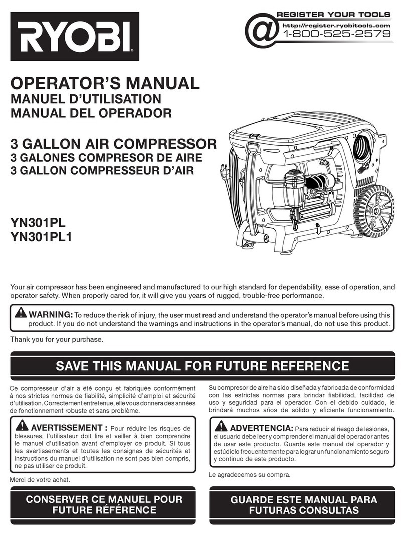 Ryobi YN301PL1 Operator's manual