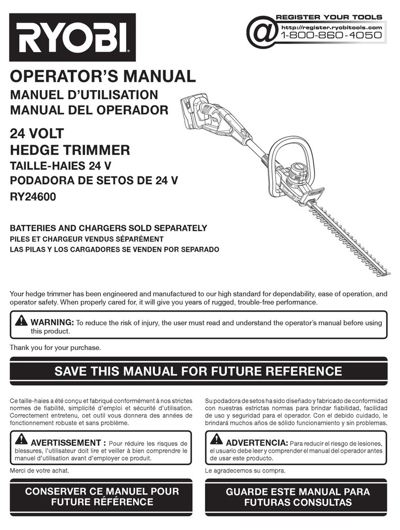 Ryobi RY24600 User manual
