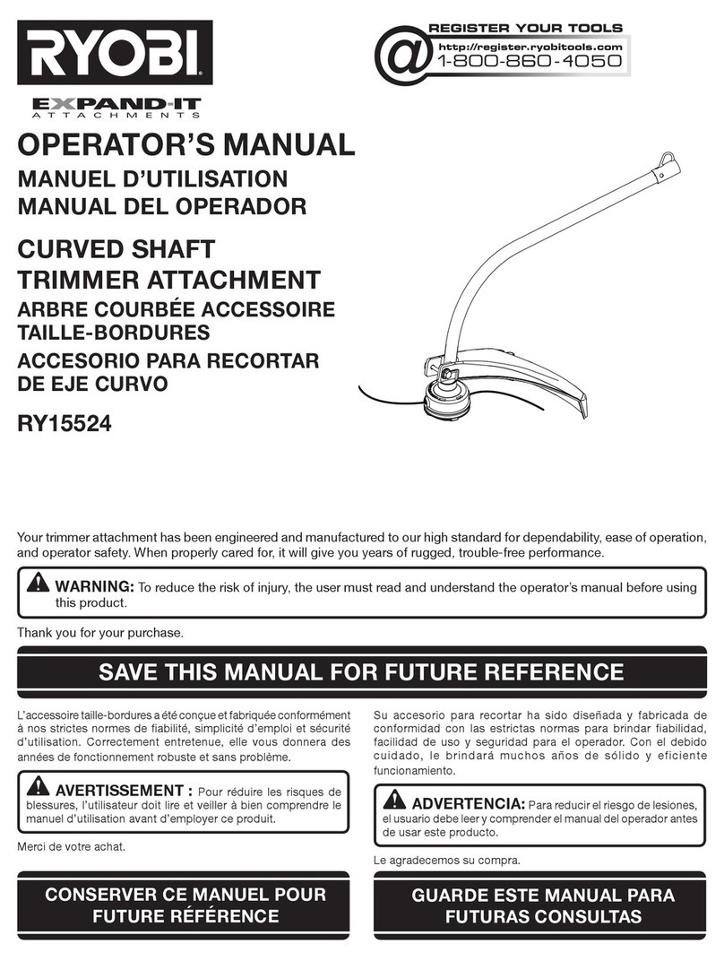 Ryobi EXPAND-IT RY15524 Operator's manual