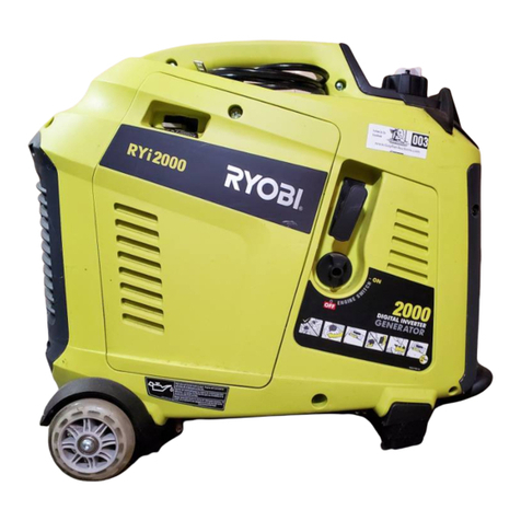 Ryobi RYI2000T User manual