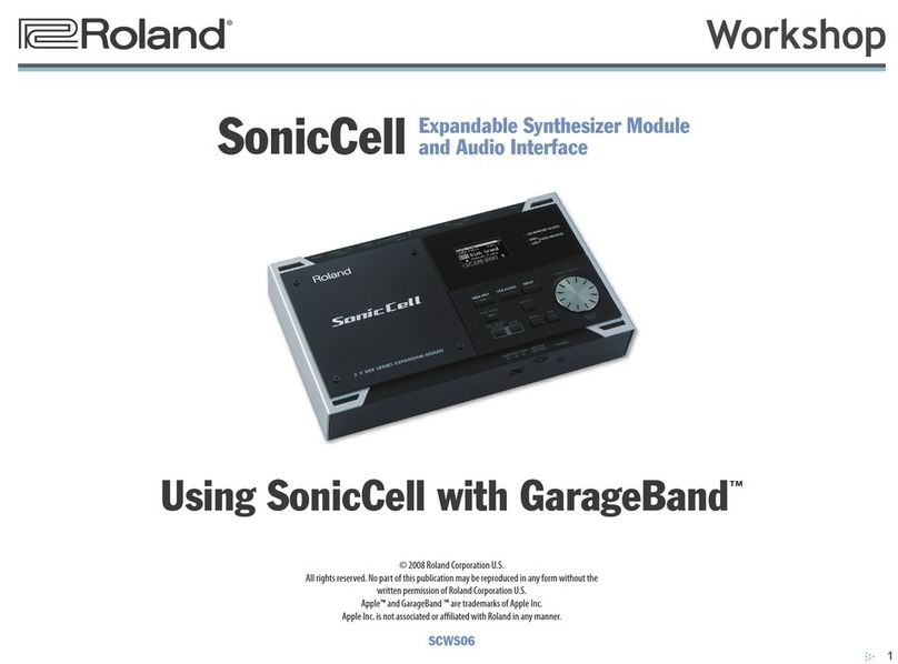 Roland SonicCell SCWS06 Instruction manual Roland SonicCell SCWS06 Instruction manual