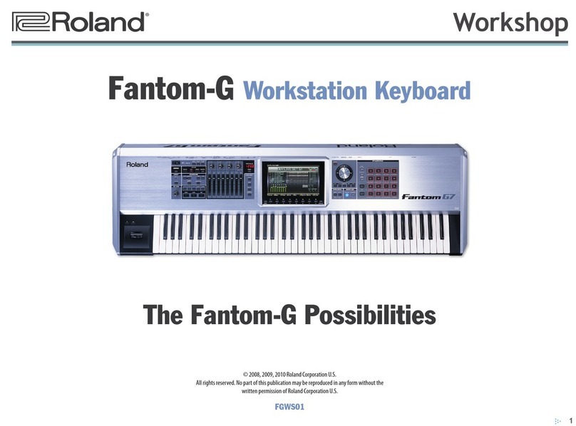 Roland Fantom-G none Instruction manual