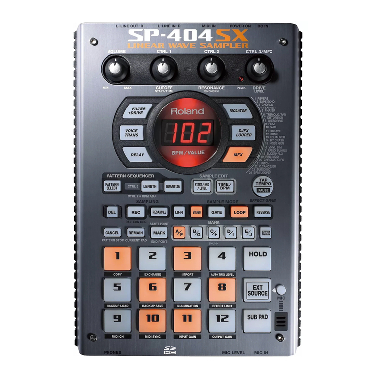 Roland SP-404SX User manual