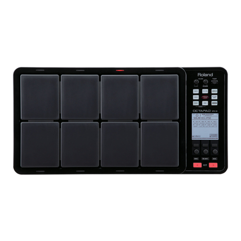 Roland PAD-80 User manual