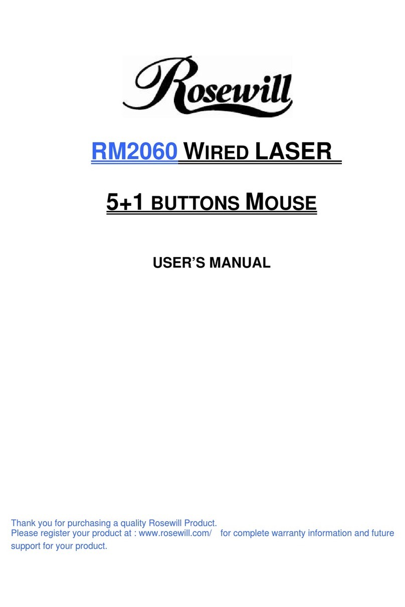 Rosewill RM2060 User manual