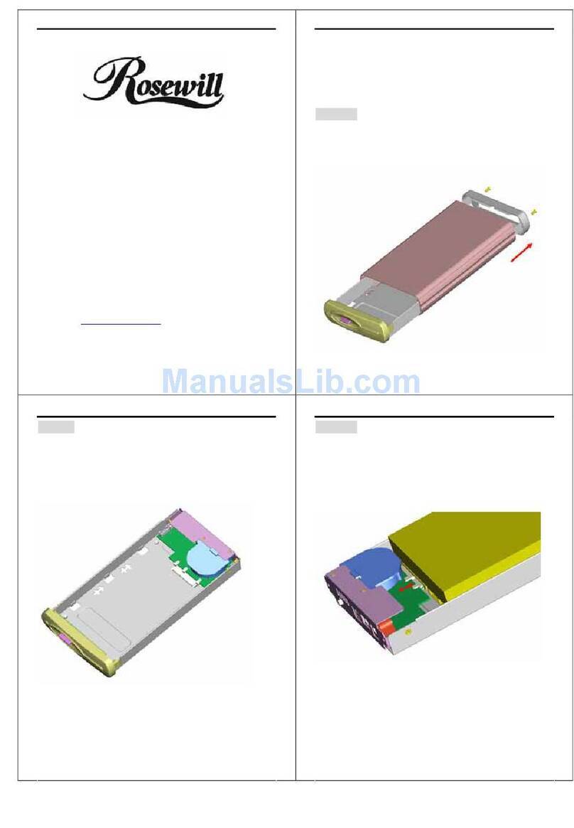 Rosewill RX343-S BLK/SLV user manual