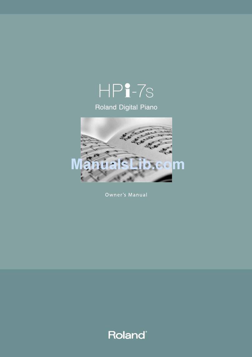Roland HPI-7S User manual