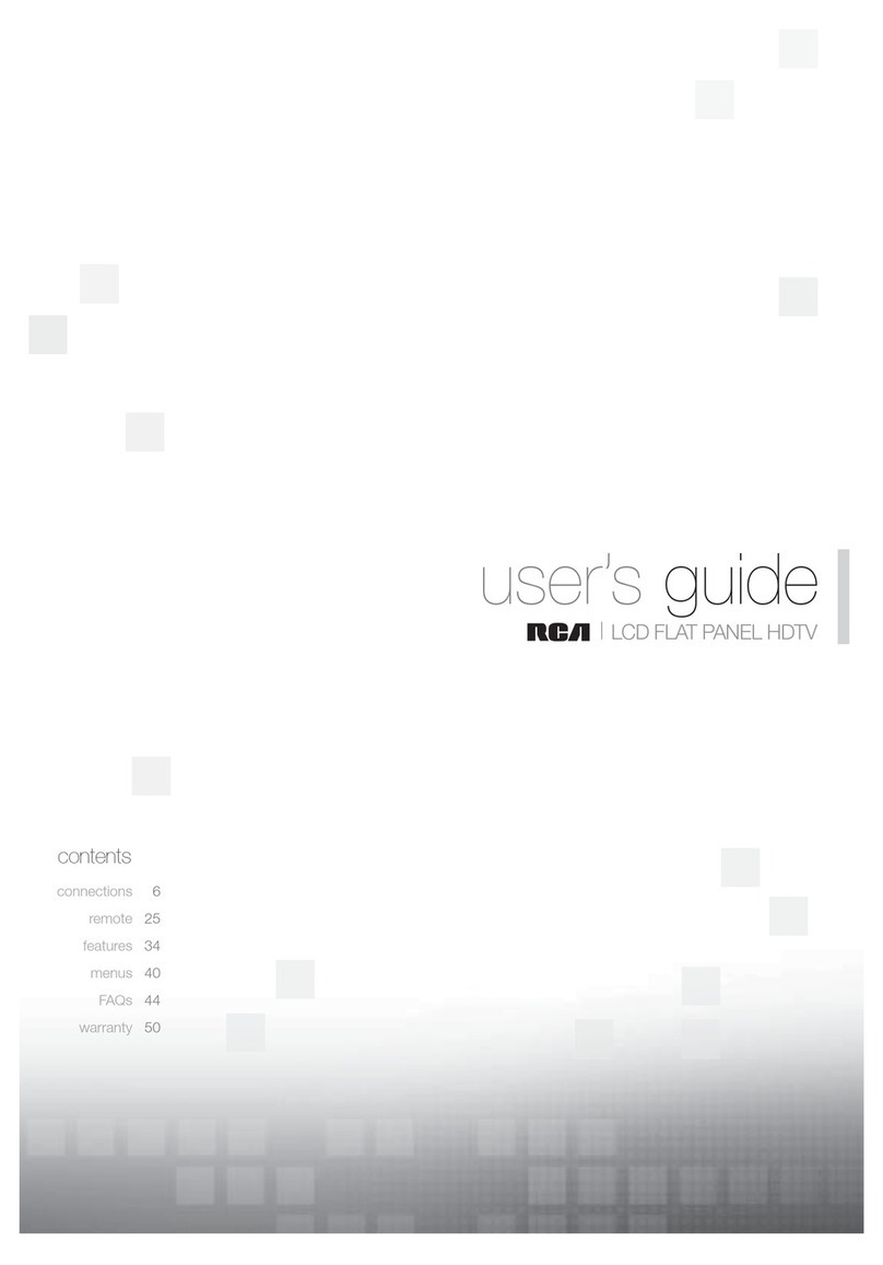 RCA LCD FLAT PANEL HDTV User manual