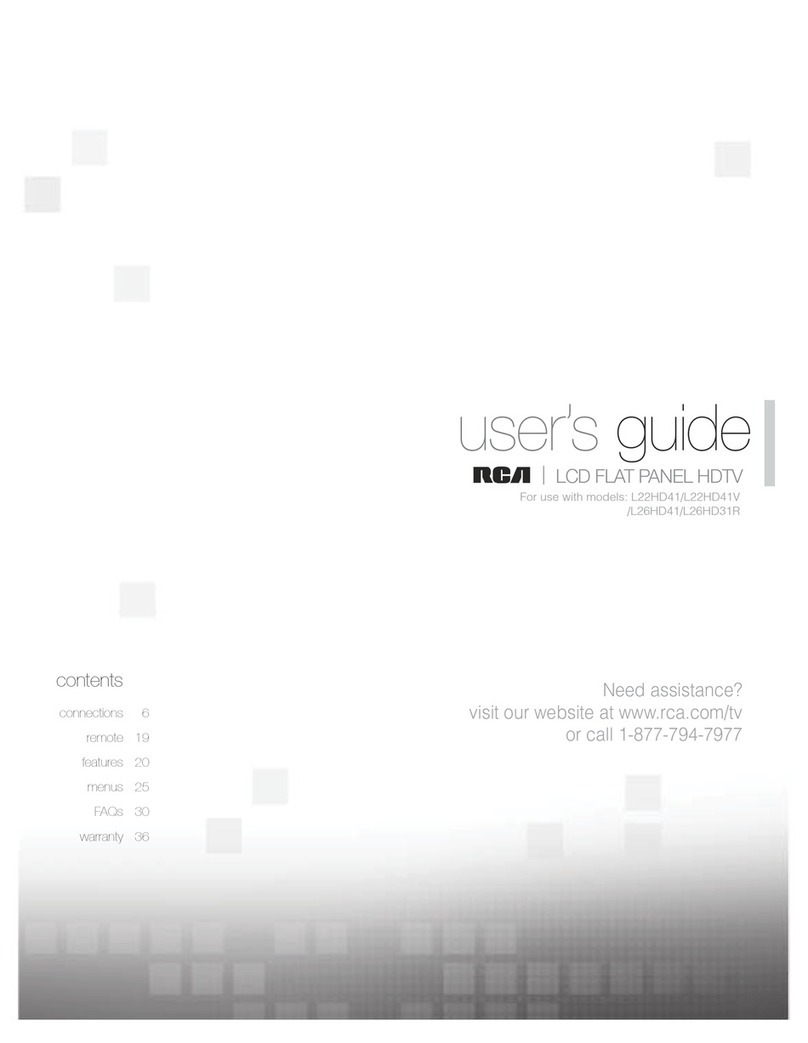 RCA L22HD41 - 22" LCD TV User manual