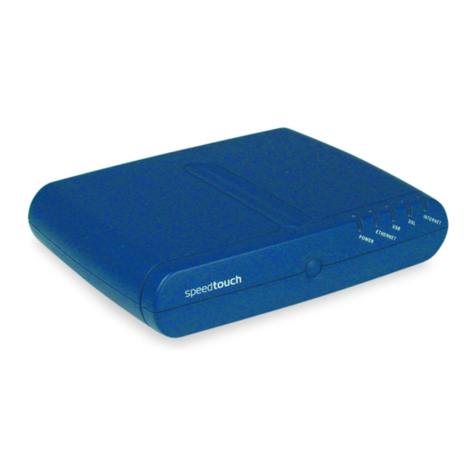 THOMSON SpeedTouch 350 Setup and user guide