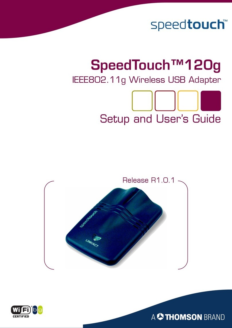 THOMSON SpeedTouch 120g Safety guide
