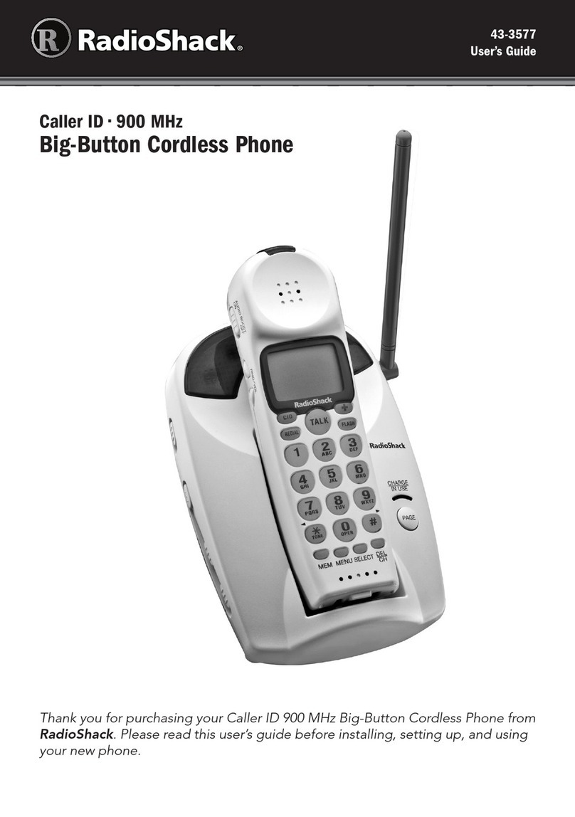 Radio Shack 43-3577 User manual