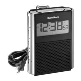 Radio Shack Projection Clock Radio 12-591 User manual