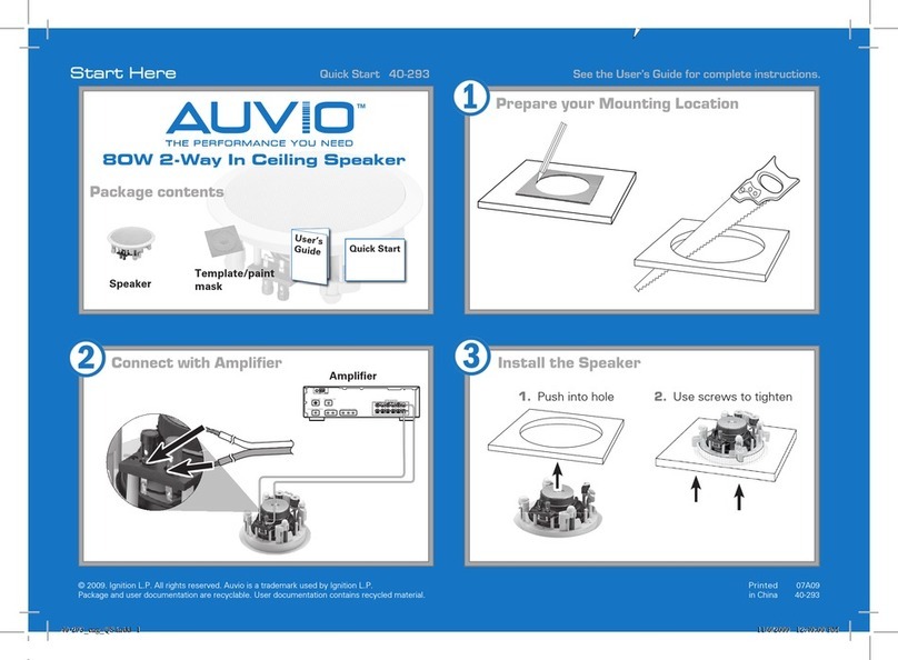 AUVIO Auvio 40-293 User manual