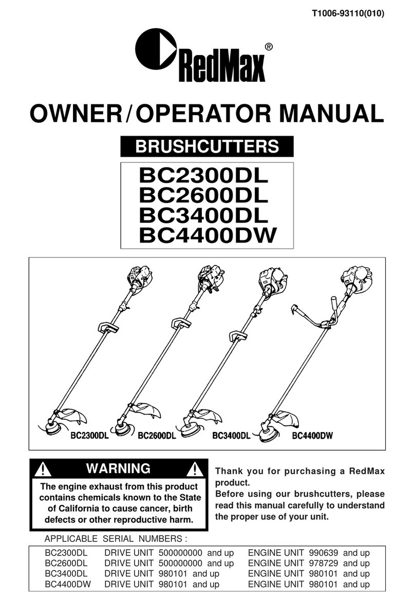 RedMax BC2300DL Owner's/operator's manual