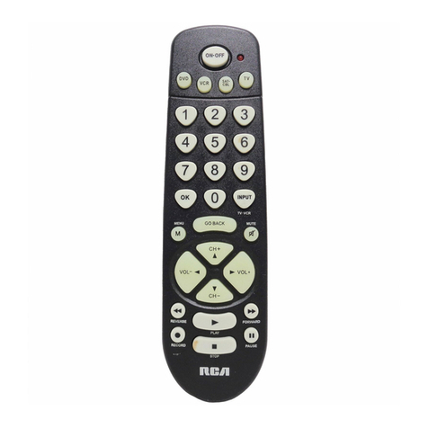 RCA RCR450 - Universal Remote Control User manual