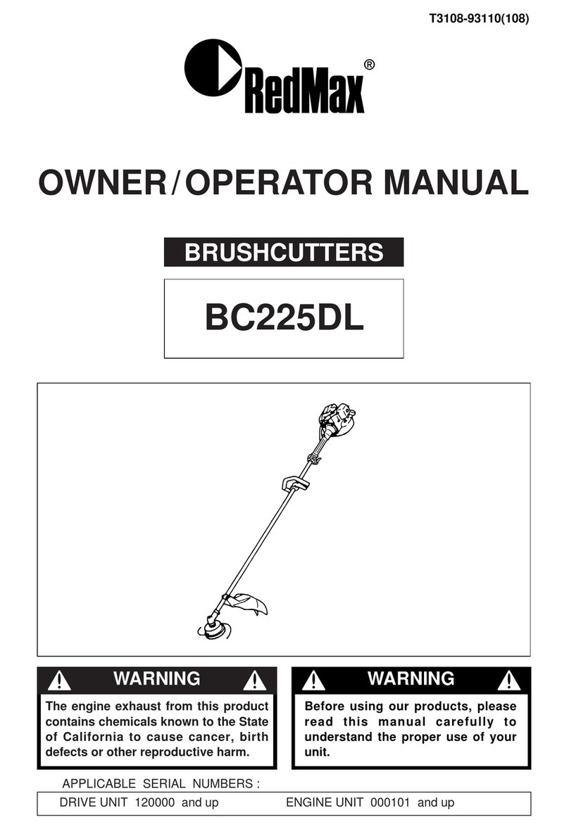 RedMax BC225DL Owner's manual