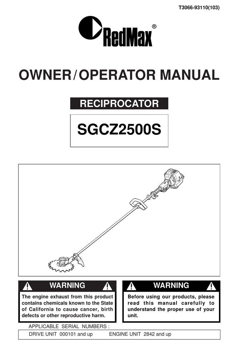 RedMax SGCZ2500S Owner's/operator's manual