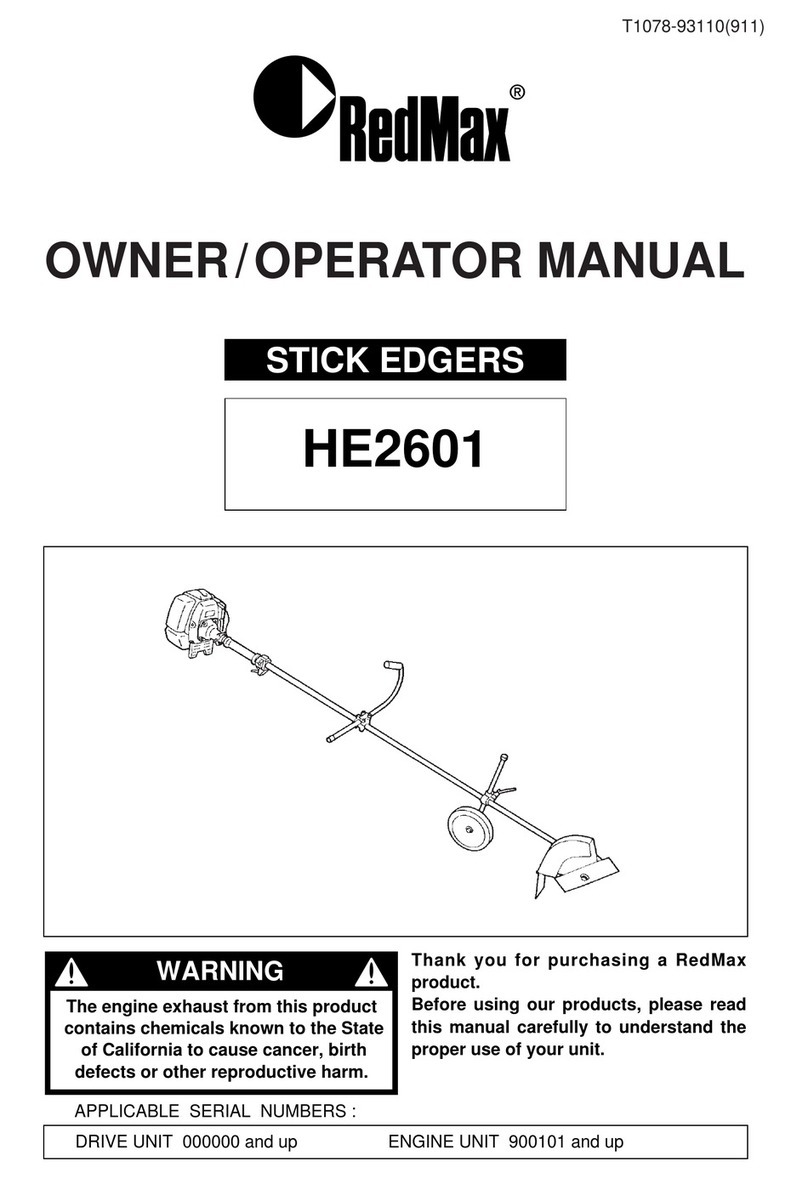 RedMax HE2601 Owner's manual