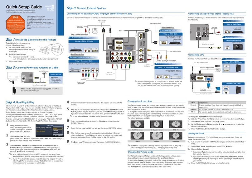 Samsung 5+ SERIES User manual