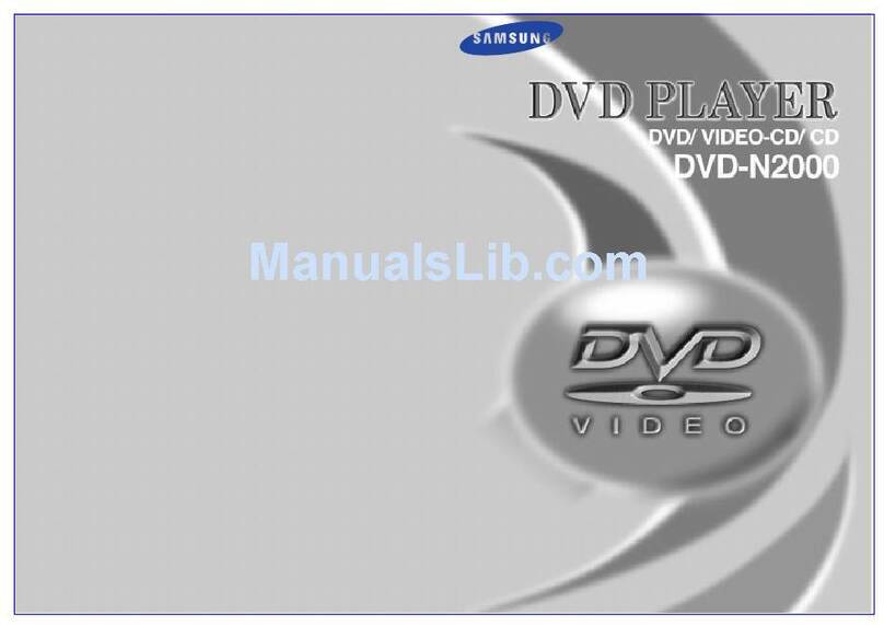 Samsung DVD-N2000 owner's manual