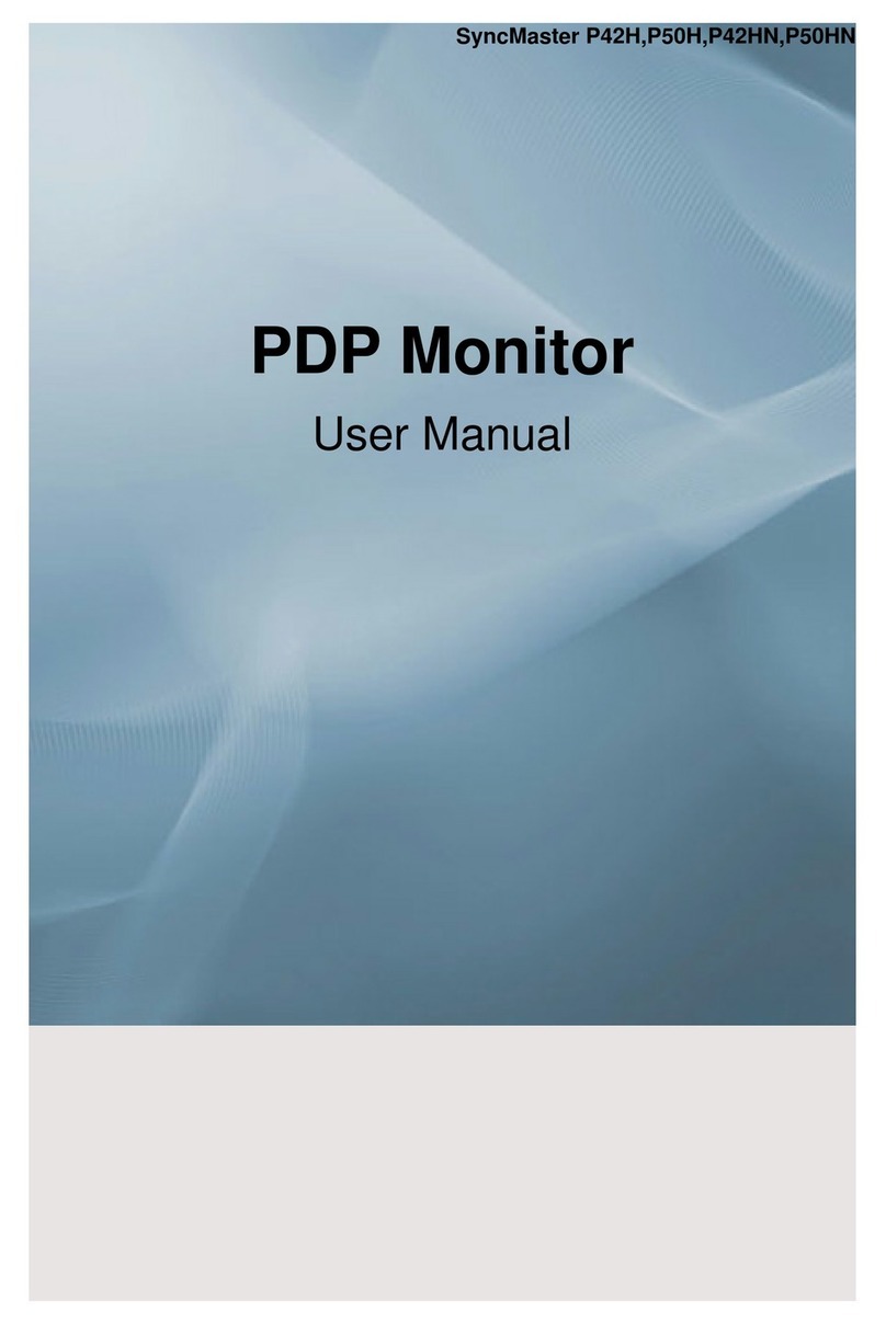 Samsung SyncMaster P42HN User manual