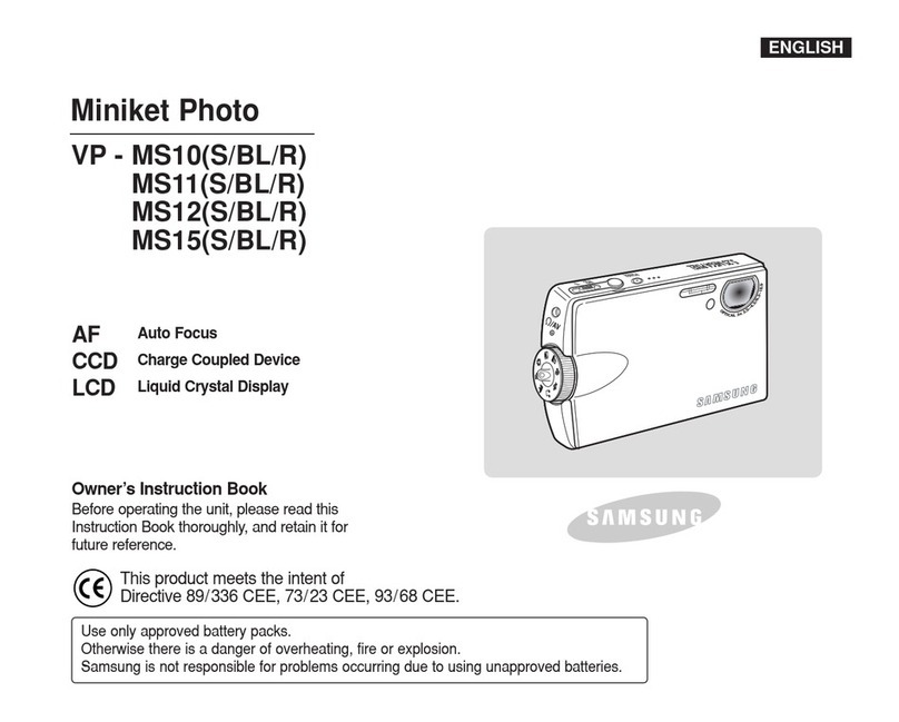 Samsung VP-MS15 Series Setup guide Samsung VP-MS15 Series Setup guide