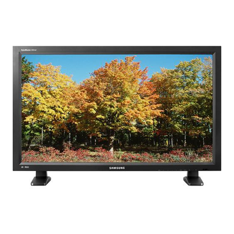 Samsung 400FP-2 - SyncMaster - 40" LCD Flat Panel... User manual