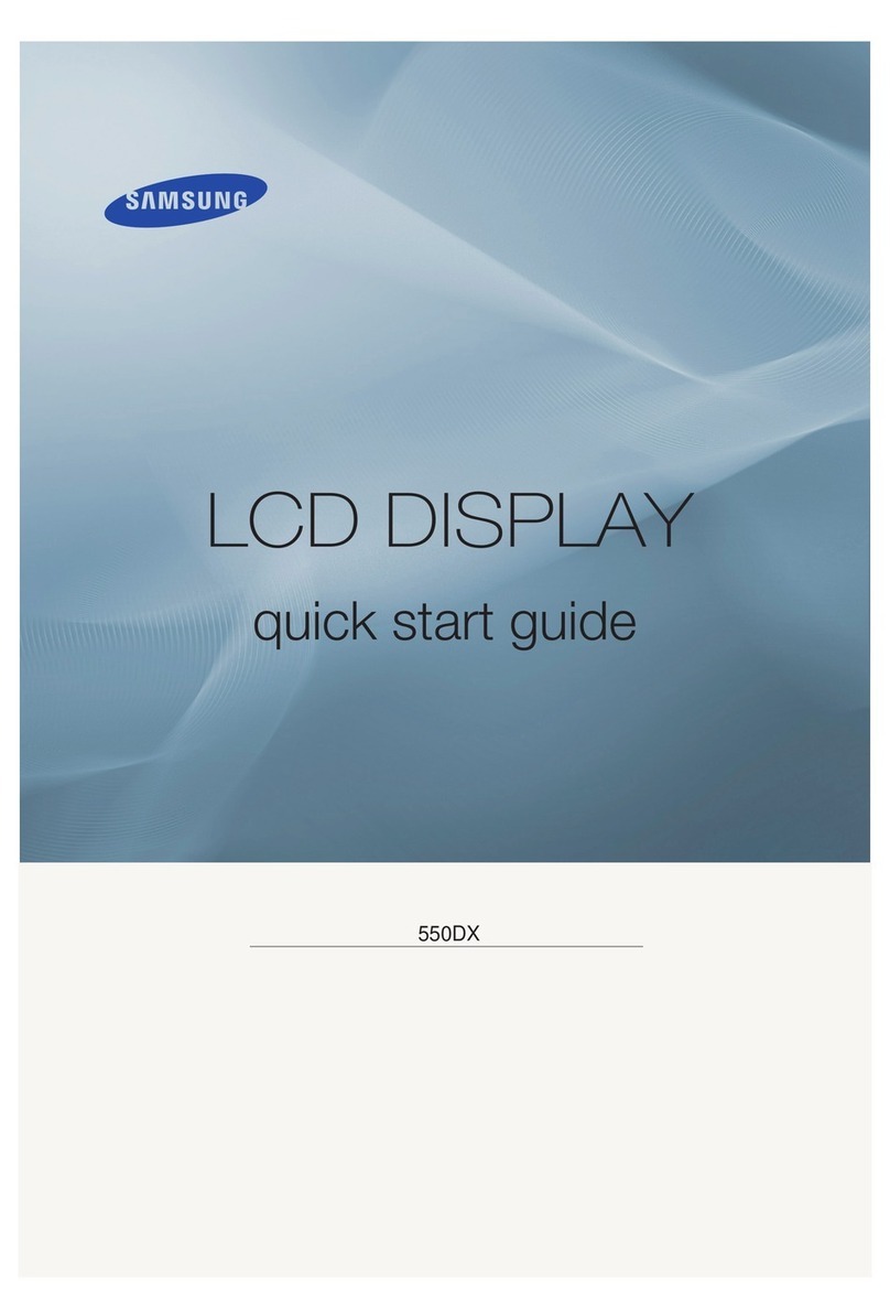 Samsung SyncMaster 550DX User manual Samsung SyncMaster 550DX User manual