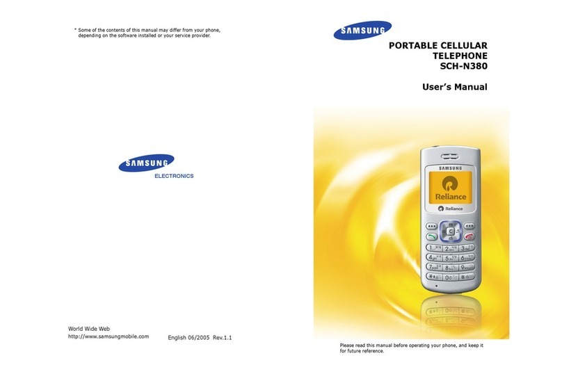 Samsung SCH-N380 User manual