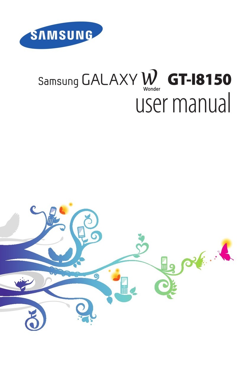 Samsung Galaxy W GT-I8150 User manual