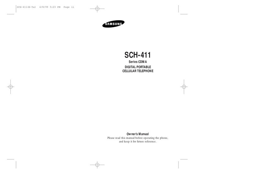 Samsung SCH-411 Series User manual