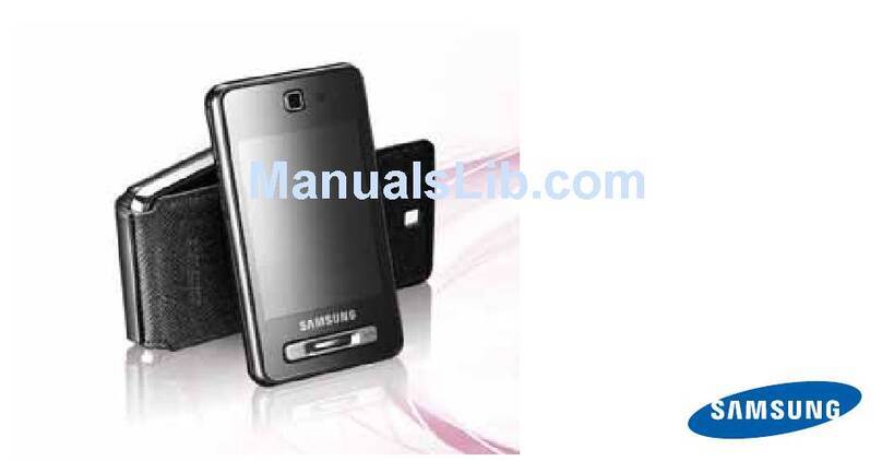 Samsung SGH F480 user manual