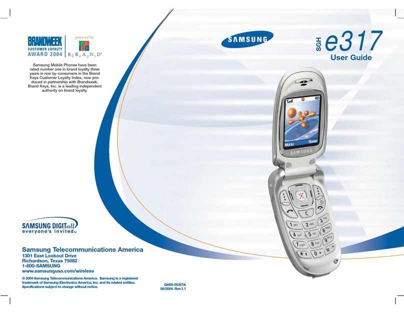 Samsung SGH e317 user guide