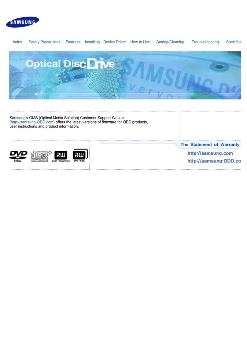 Samsung Blu-ray Player Installation instructions