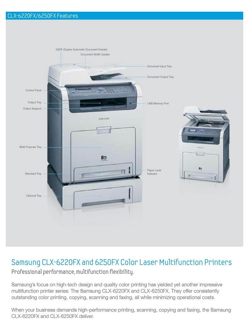 Samsung CLX-6220FX User manual